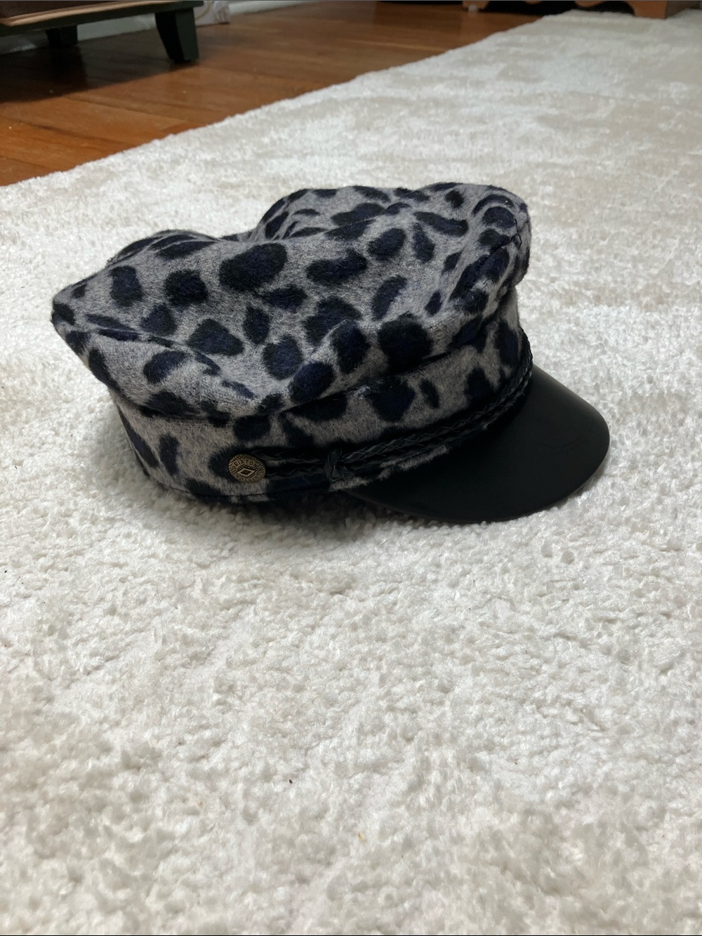 New! Brixton Leopard Conductor Cap - Picture 2 of 5